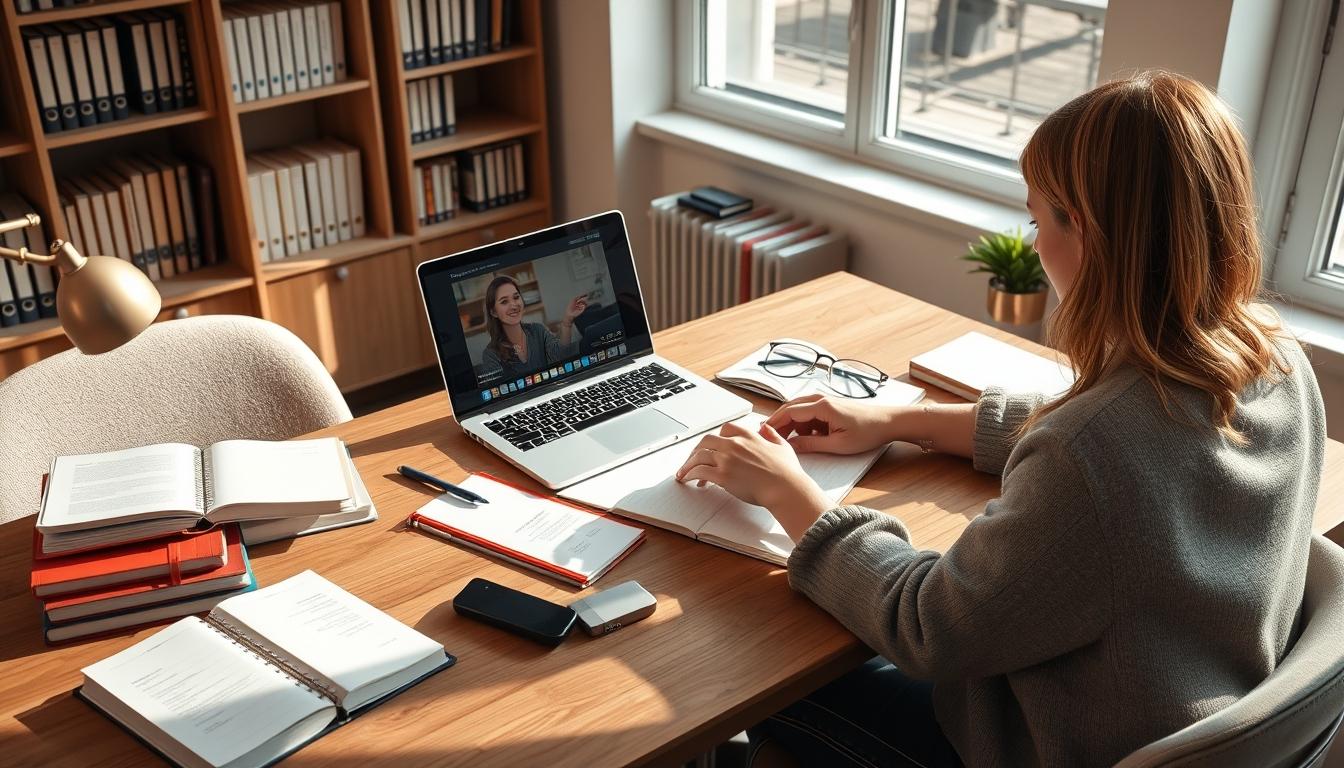 Organized exam preparation notes and academic planner